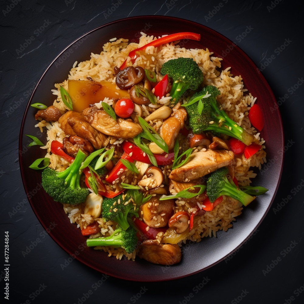 stir fried chicken with vegetables stir fried chicken with vegetables