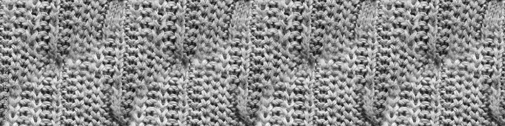 Knit Weave. Silver Soft Seamless. Monochrome Knit Knit Weave. Silver Soft Seamless. Monochrome Knit