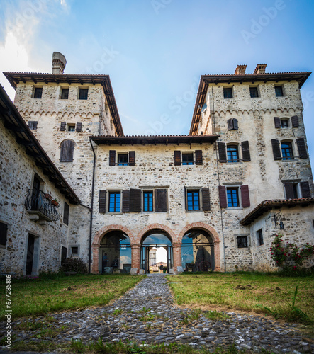 Cassacco Castle. Ancient medieval building that has survived to the present day.