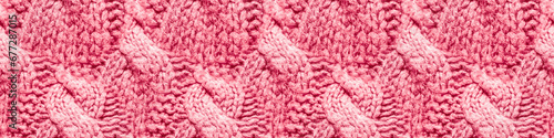 Knit Pattern Wallpaper. Lilac Retro Seamless.