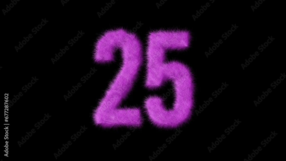 Pink furry number 25 with alpha channel, furry number, barbie Pink furry number 25 with alpha channel, furry number, barbie