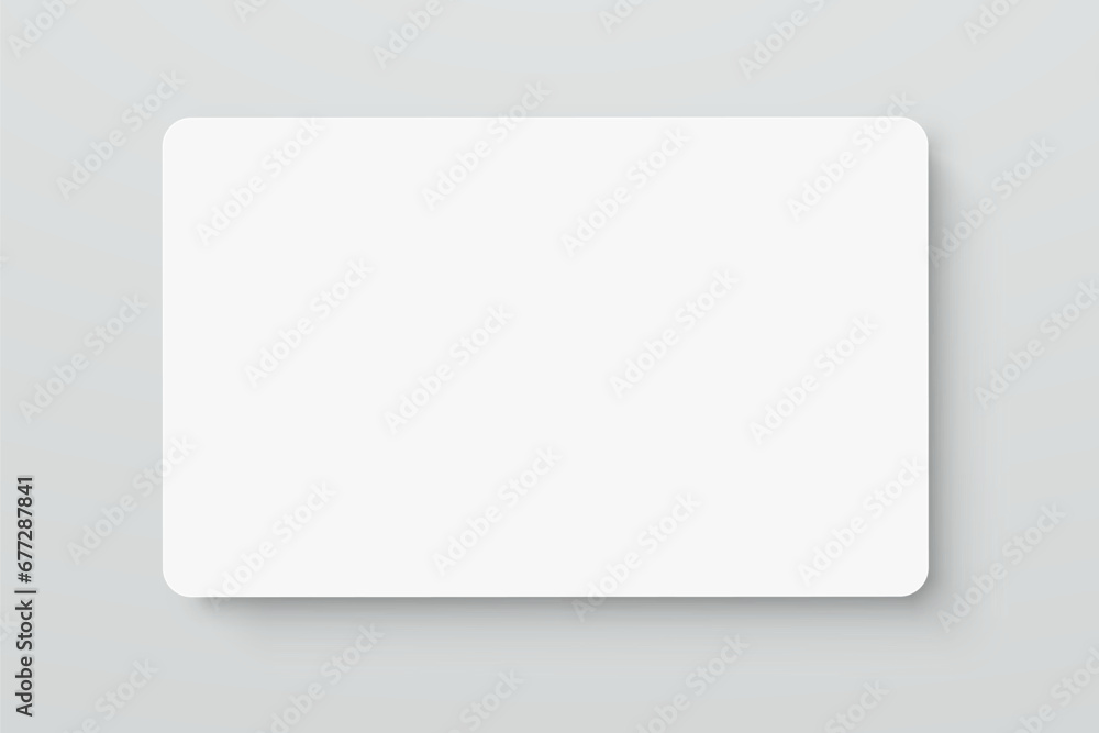 Mockup realistic business card, gift card paper placeholder template mockup with shadows effect on a gray background, mockup visit card – stock vector Mockup realistic business card, gift card paper placeholder template mockup with shadows effect on a gray background, mockup visit card – stock vector