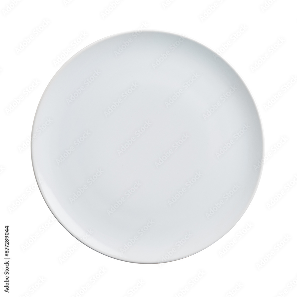 white ceramic plate isolated on white background white ceramic plate isolated on white background