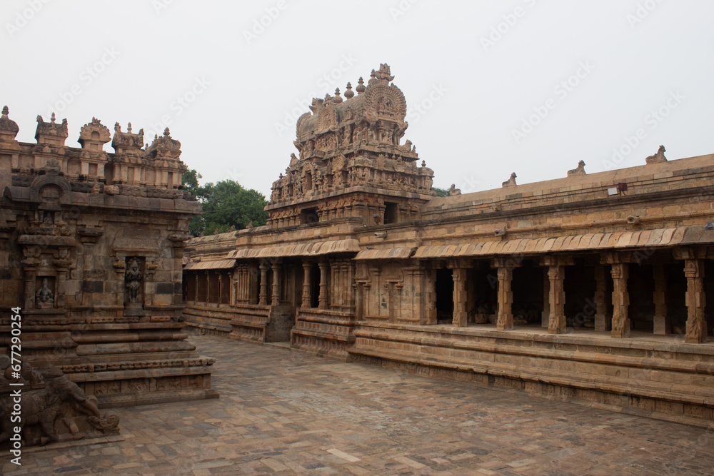Airavatesvara Temple is a Hindu temple of Dravidian architecture located in Darasuram town in Kumbakonam, Thanjavur District in the South Indian state of Tamil Nadu