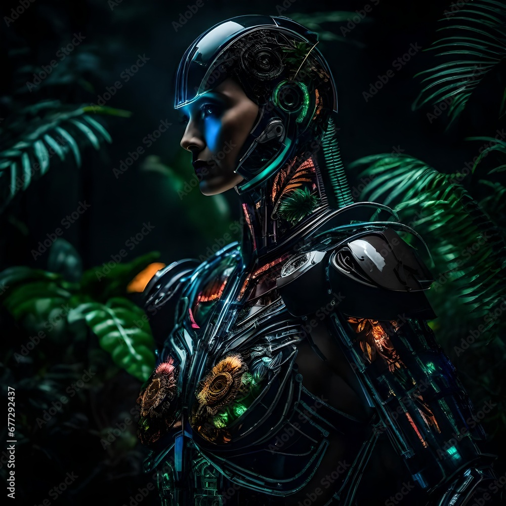 A Human robot, Generated using AI A Human robot, Generated using AI