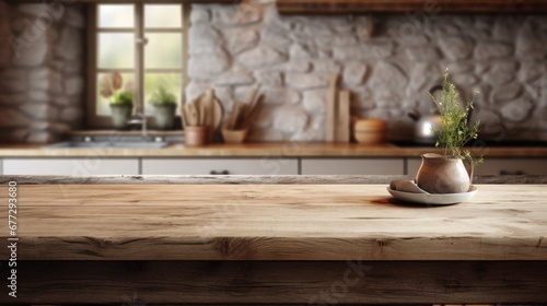 Cozy Rustic Kitchen A Vintage and Inviting Culinary Space.