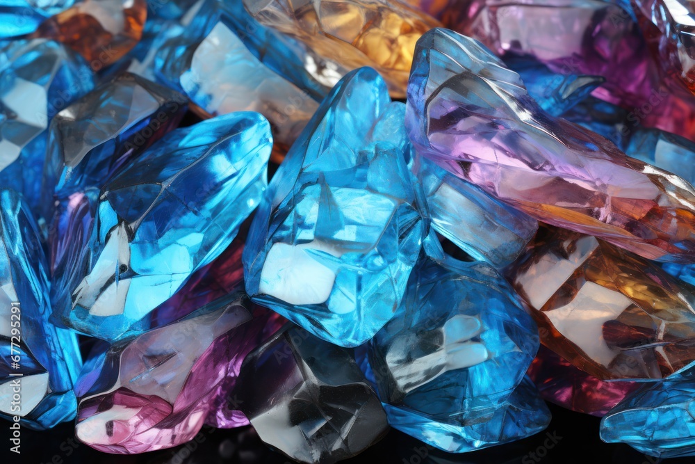 Vibrant Collection of Colorful Rocks Creating a Natural Masterpiece Generative AI Vibrant Collection of Colorful Rocks Creating a Natural Masterpiece Generative AI