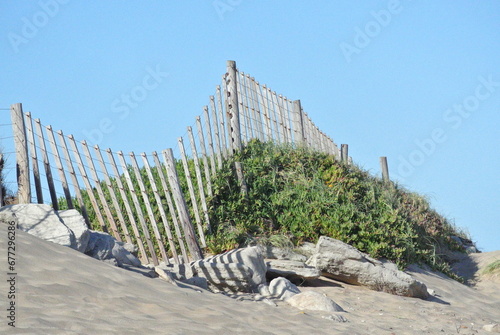 Net on the beach