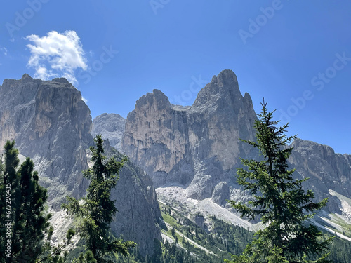 landscape in the dolomites, Italy