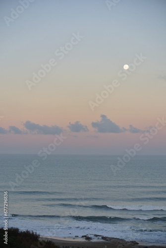 Sunset on the sea