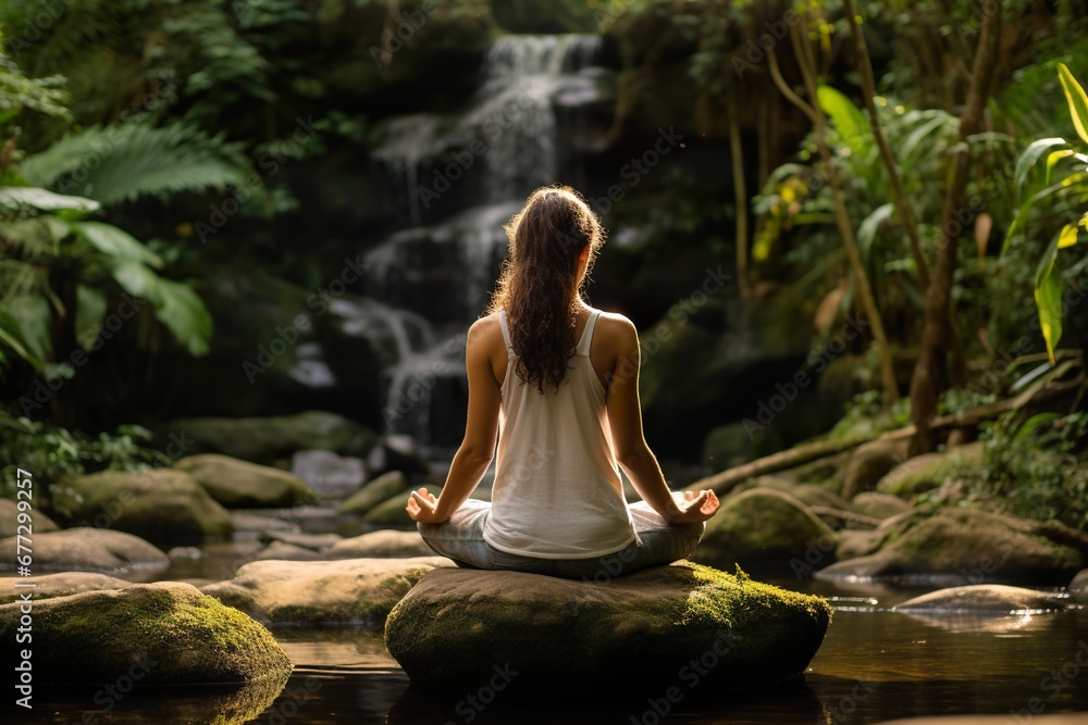 Nature's Yoga Haven: Serene Practice Nature's Yoga Haven: Serene Practice
