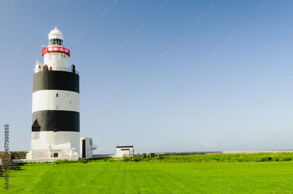 Hook Lighthouse, Hook Peninsula, County Wexford, built in 1172, second oldest lighthouse in the world.