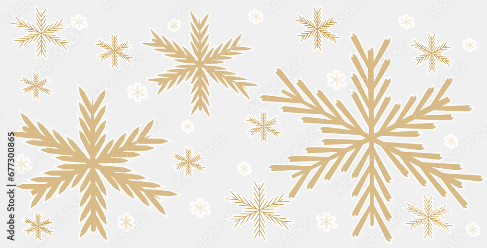 Christmas background with snowflakes, vector illustration Christmas background with snowflakes, vector illustration
