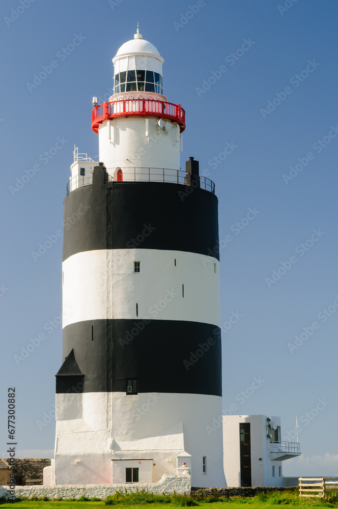 Hook Lighthouse, Hook Peninsula, County Wexford, built in 1172, second oldest lighthouse in the world.