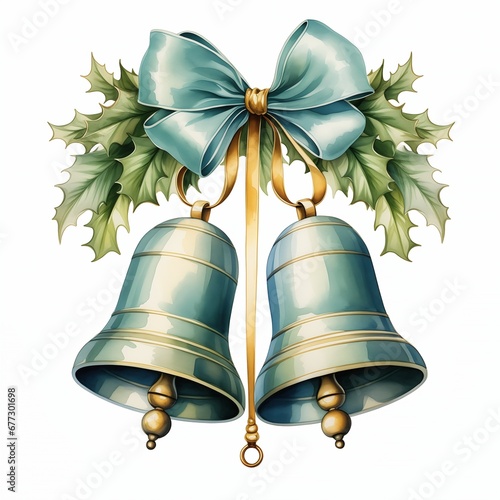 bells holly leaves bow textbook illustration brass beak napoleonic full joy upright frill buggy salt folklore photo