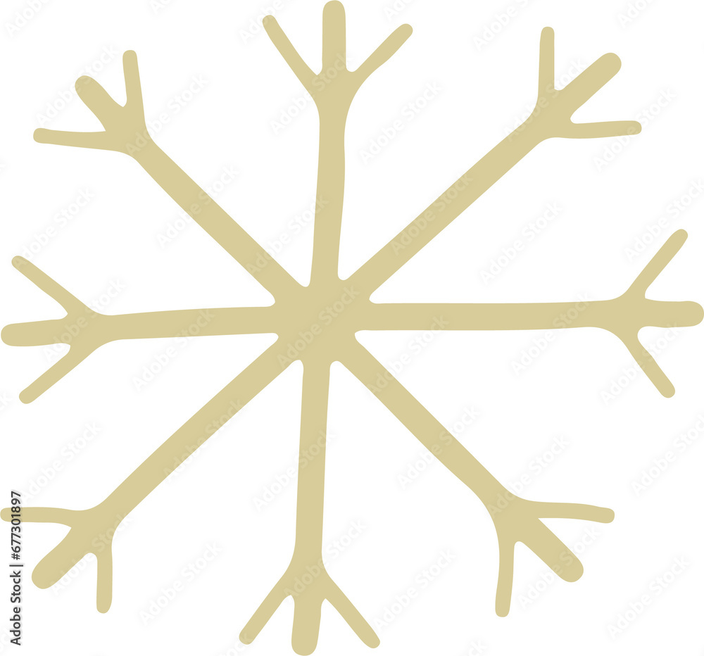 Snowflake vector flat illustration. Snowflake vector flat illustration.