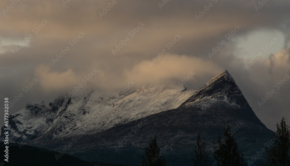 Majestic Peaks: Snow-Capped Mountain Heights