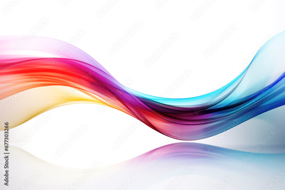 abstract background curved color wave on white background abstract background curved color wave on white background