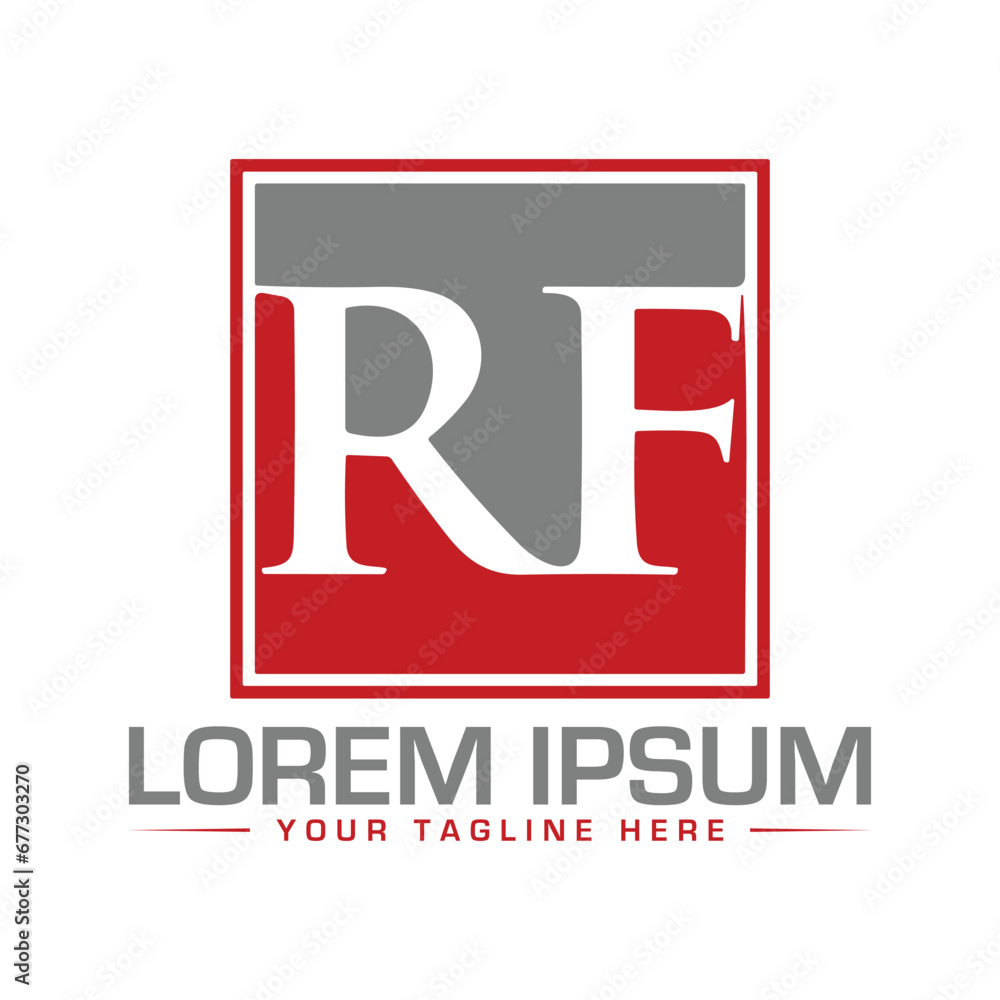 RF Letter Logo Design Creative and professional Logo Design