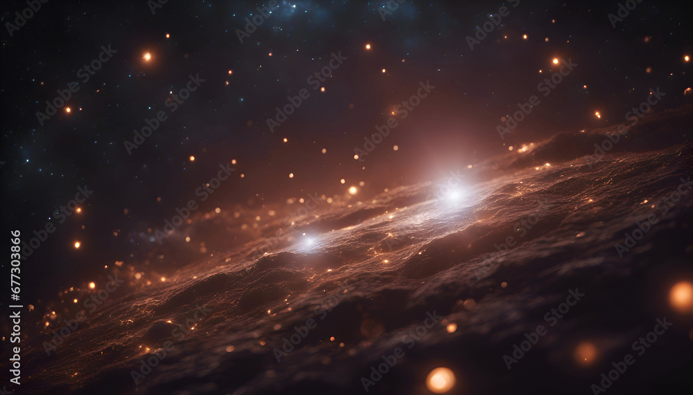 Cosmic art. science fiction wallpaper. Beauty of deep space. Billions of galaxies in the universe Cosmic art background