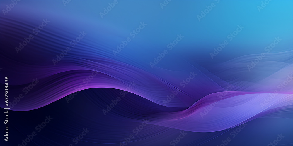 Obraz premium Pattern modern illustration glowing light graphic background dynamic technology abstract wave gradient wallpaper colorful, Purple background with a blue background