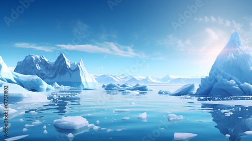 iceberg in polar regions © Aleey
