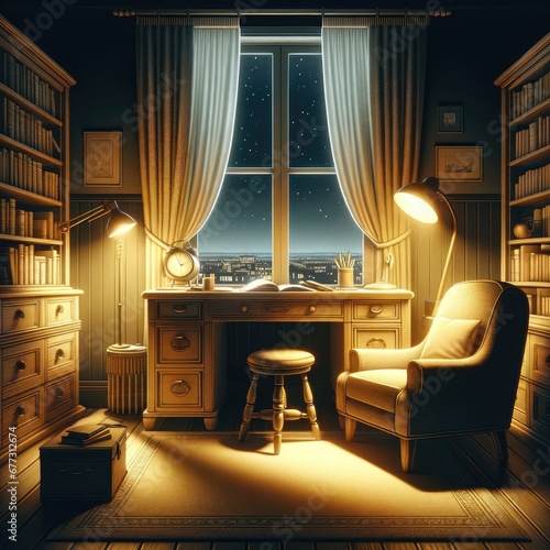 Home worke place to feel nice and cudeli