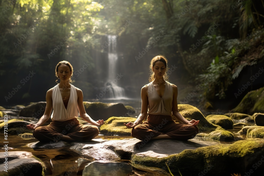 Nature's Yoga Haven: Serene Practice Nature's Yoga Haven: Serene Practice