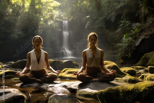 Nature's Yoga Haven: Serene Practice
