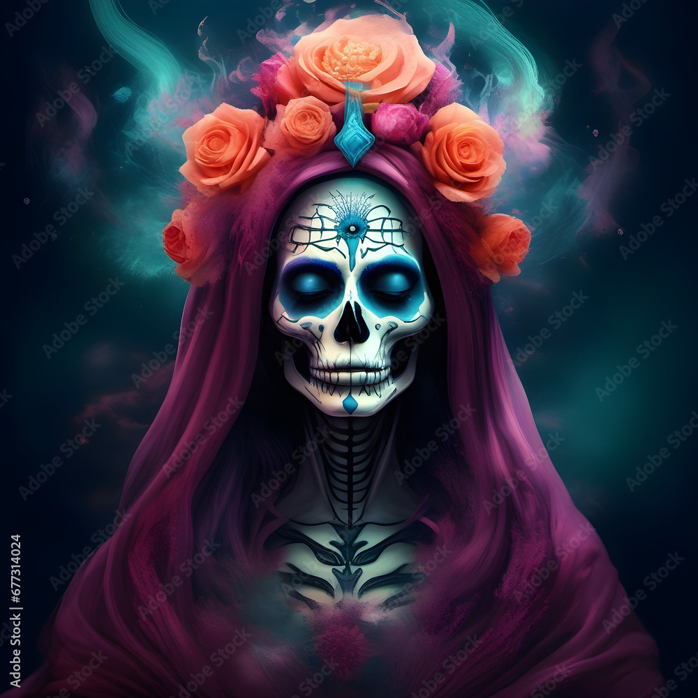 death comes for all - day of the dead - muerte