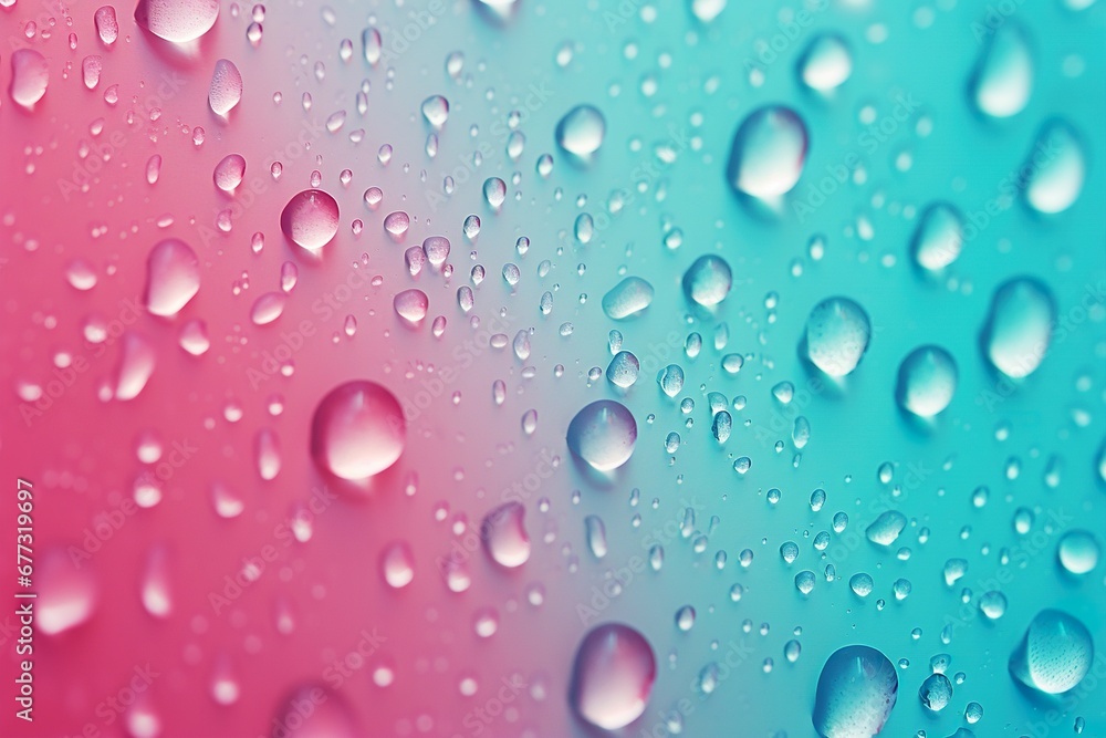 Vivid Water Drops: Colorful Elegance Vivid Water Drops: Colorful Elegance