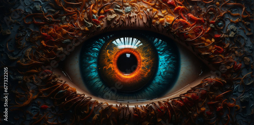 An all-seeing eye