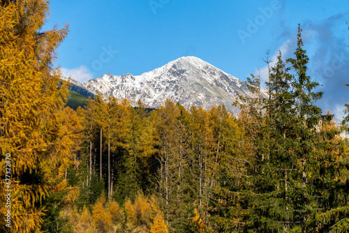 View of Vysoke Tatry mountains, Slovakia. 