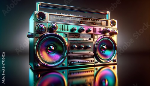 Retro Music Boombox  photo