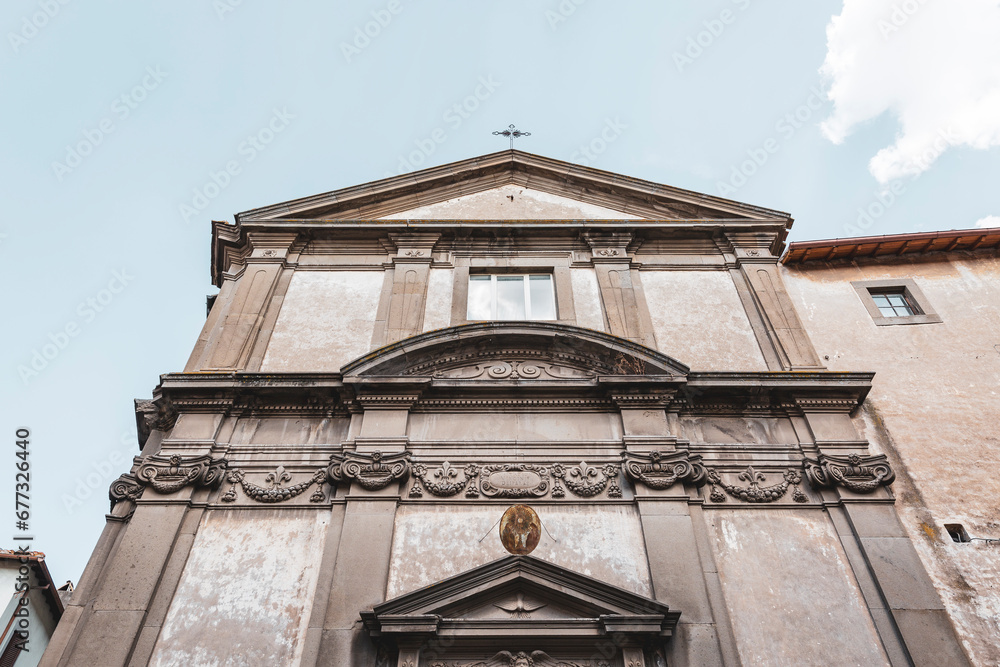 Monastery of the Visitation in Viterbo city, Lazio, Italy