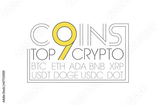 the name of different crypto currencies