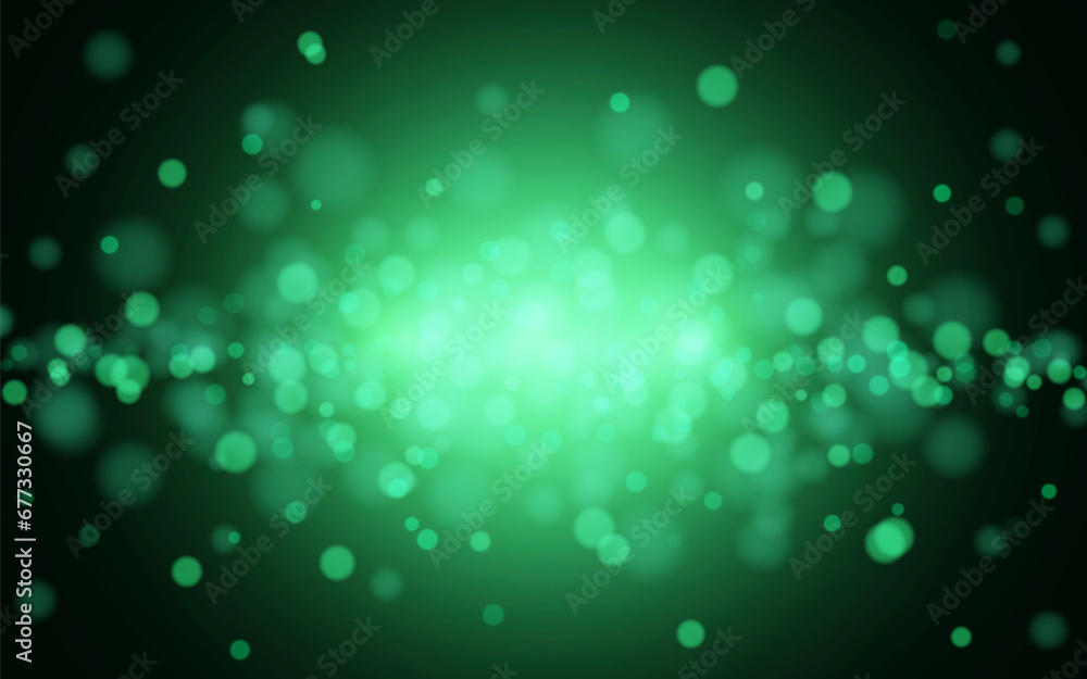 Abstract backgrounds with green bokeh light effects nature. Vector eps 10 illustration bokeh particles, Background decoration