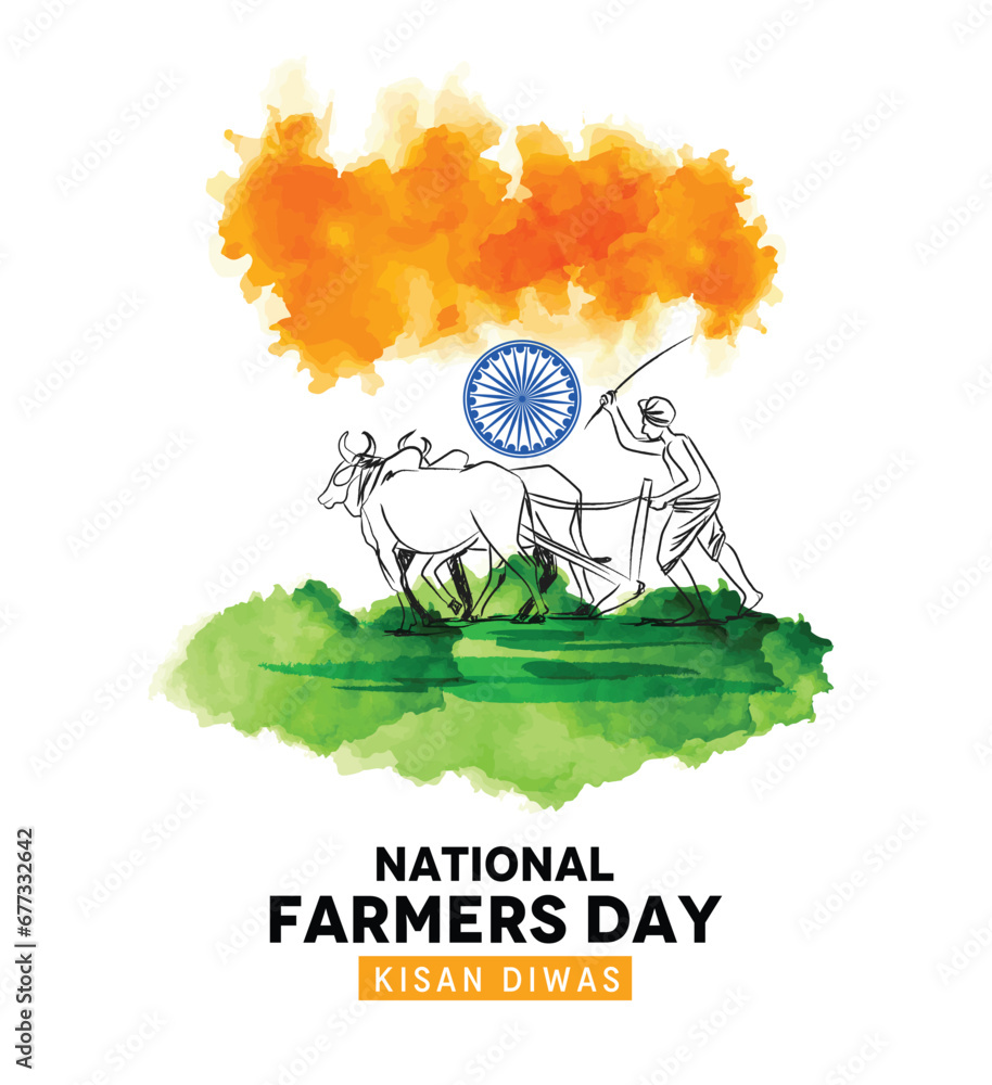 National Farmers Day in India is also known as Kisan Divas in Hindi