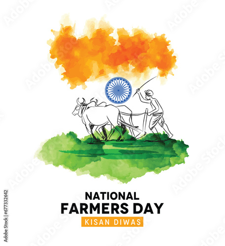 National Farmers Day in India is also known as Kisan Divas in Hindi