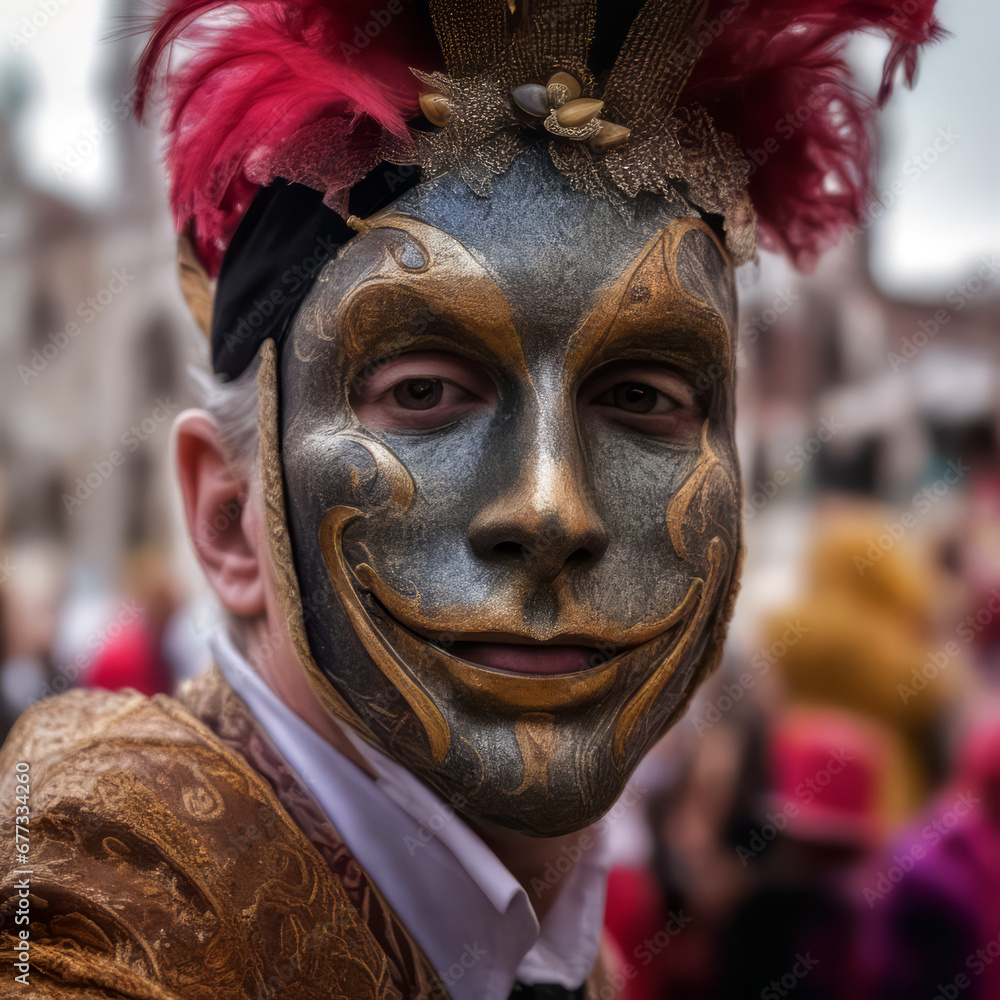 Karneval in Venedig, generated image Karneval in Venedig, generated image