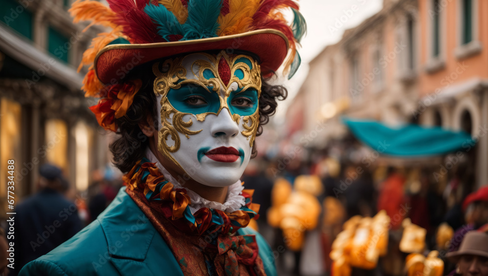 Karneval in Venedig, generated image Karneval in Venedig, generated image
