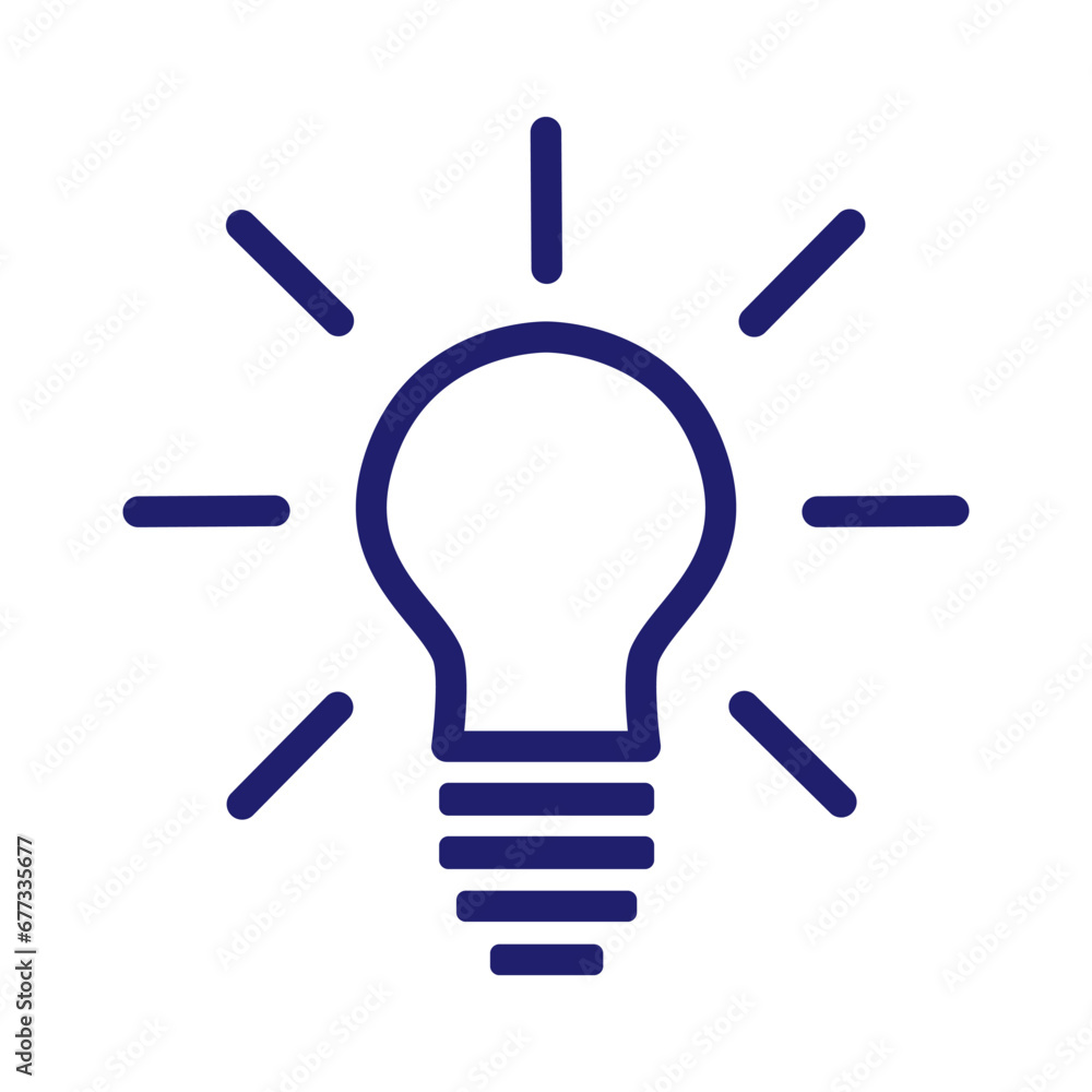 Lamp light vector icon illustration. Lamp light vector icon illustration.