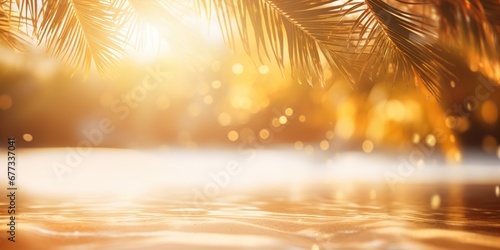 Sun kissed Paradise Tropical Beach Getaway, Generative AI