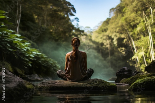 Nature's Yoga Haven: Serene Practice