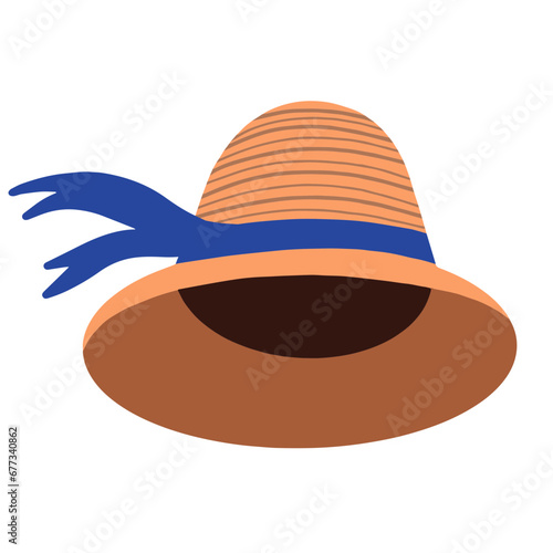 woman hat illustration