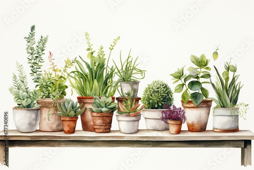 Green Oasis  Potted Plants Collection