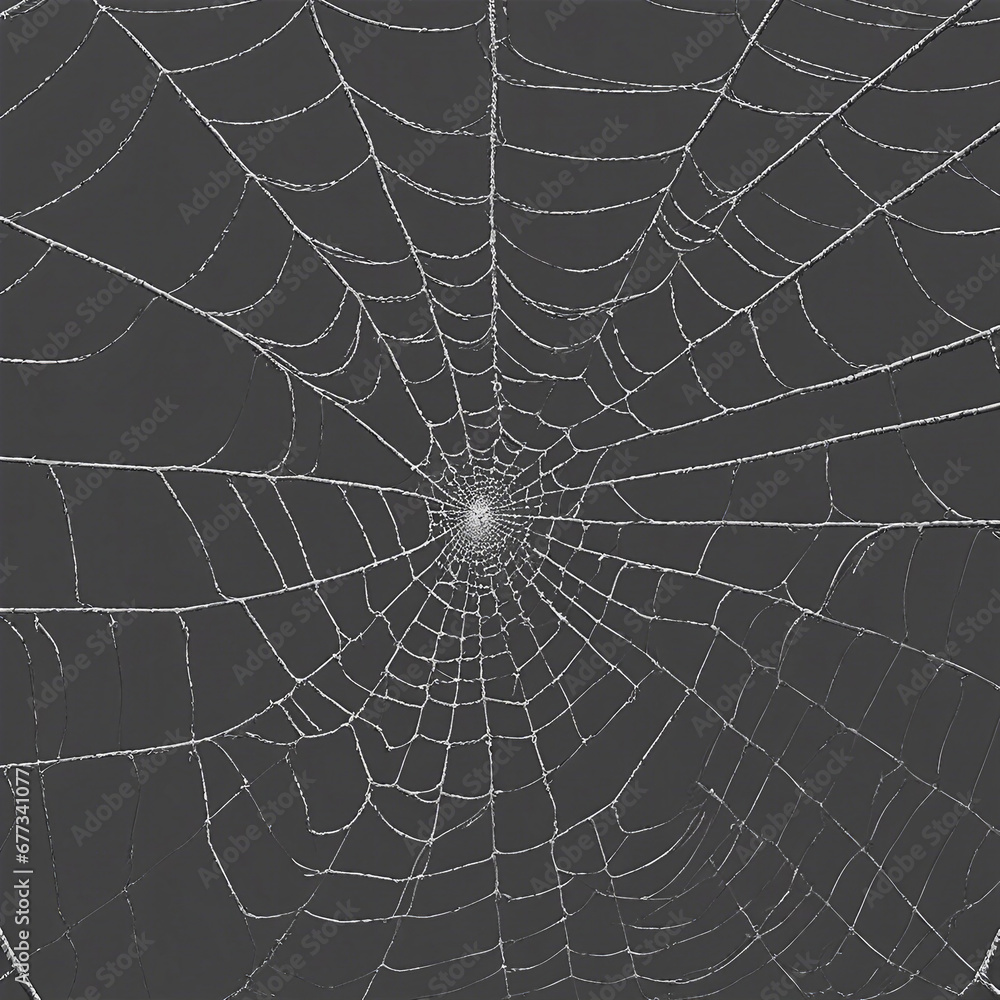 Obraz premium Realistic cobweb