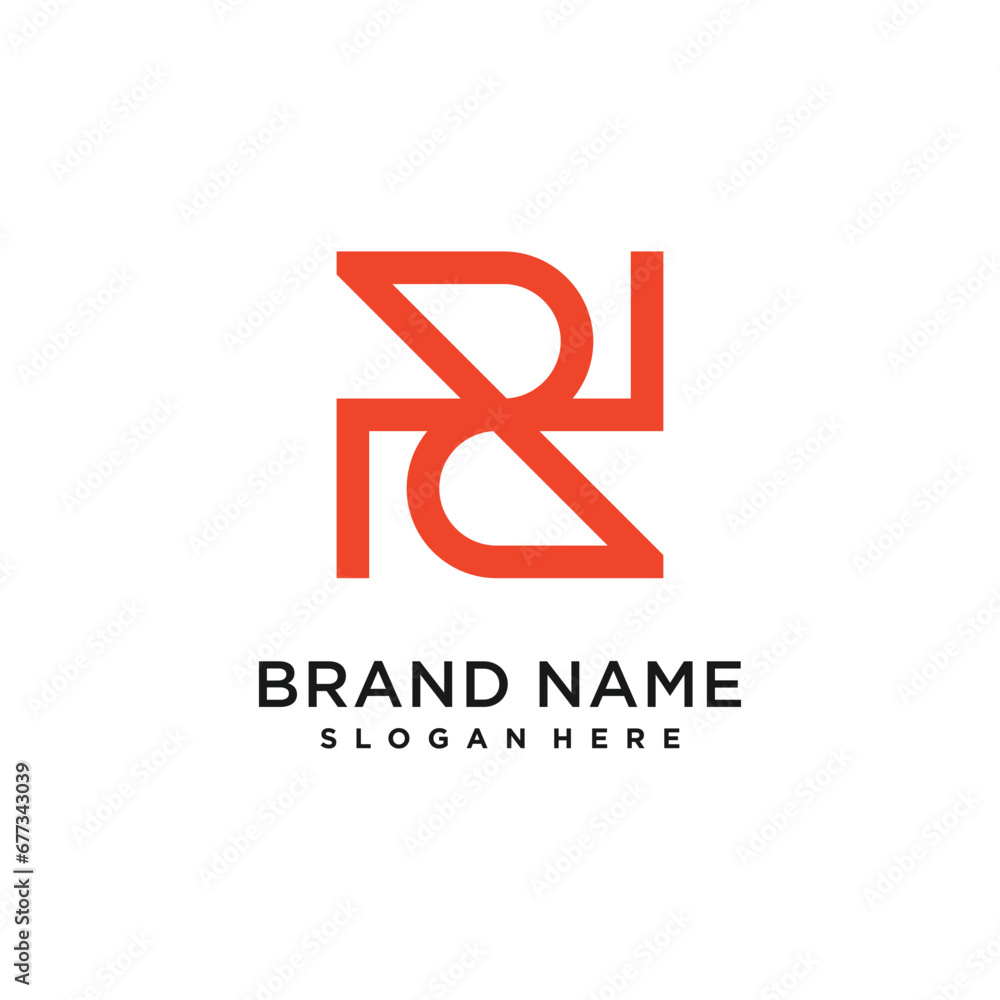 R letter design element icon with creative modern concept R letter design element icon with creative modern concept