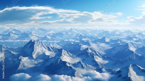 aerial view, the alps, background, copy space, 16:9
