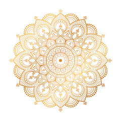 Foto auf Leinwand Mandala PNG Ornamental Geometric luxury mandala pattern design  © GFXhouse
